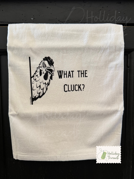 What The Cluck Dishtowel