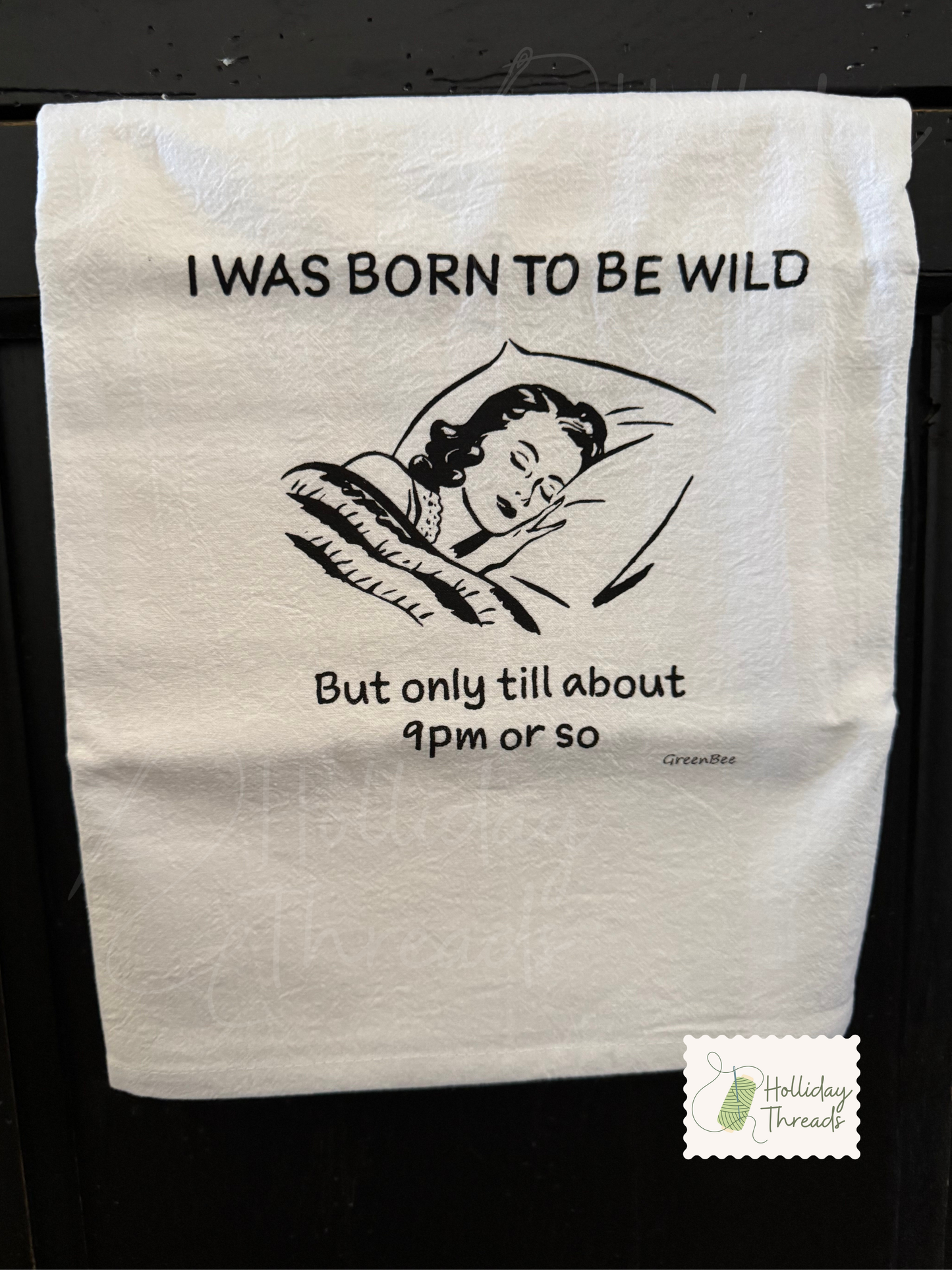 Born To Be Wild Dishtowel