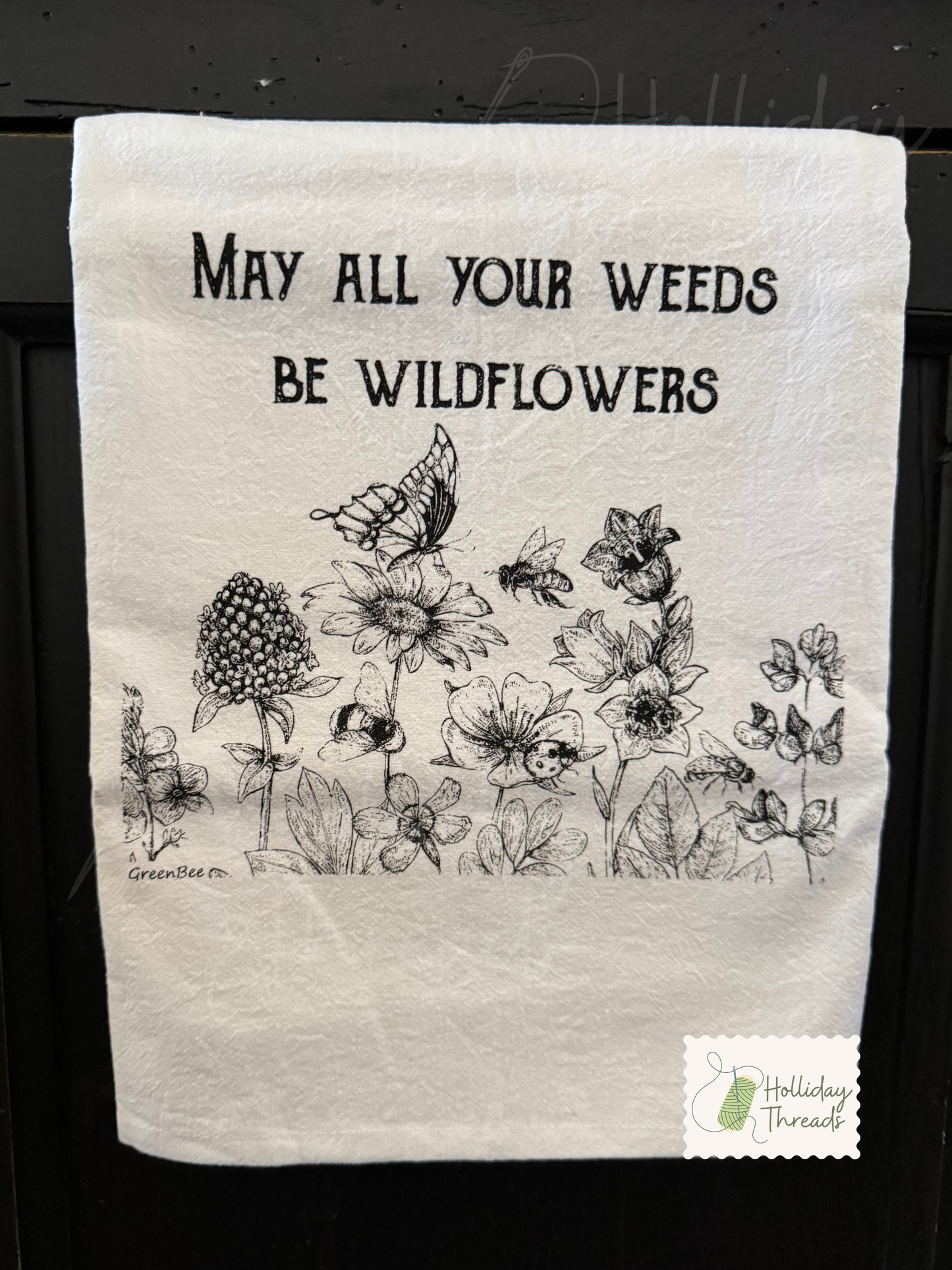 Wildflowers Dishtowel