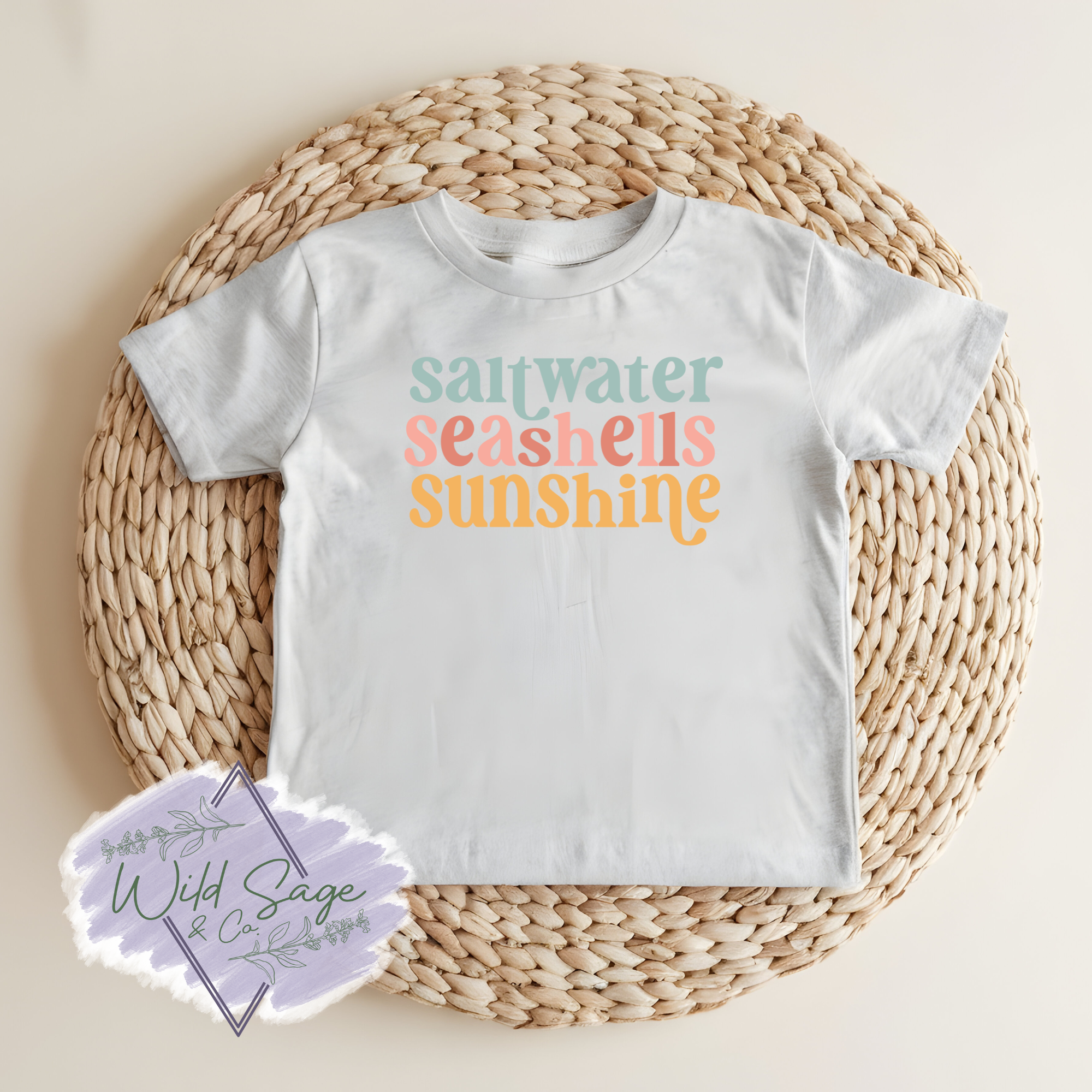 Saltwater Seashells Sunshine Tee
