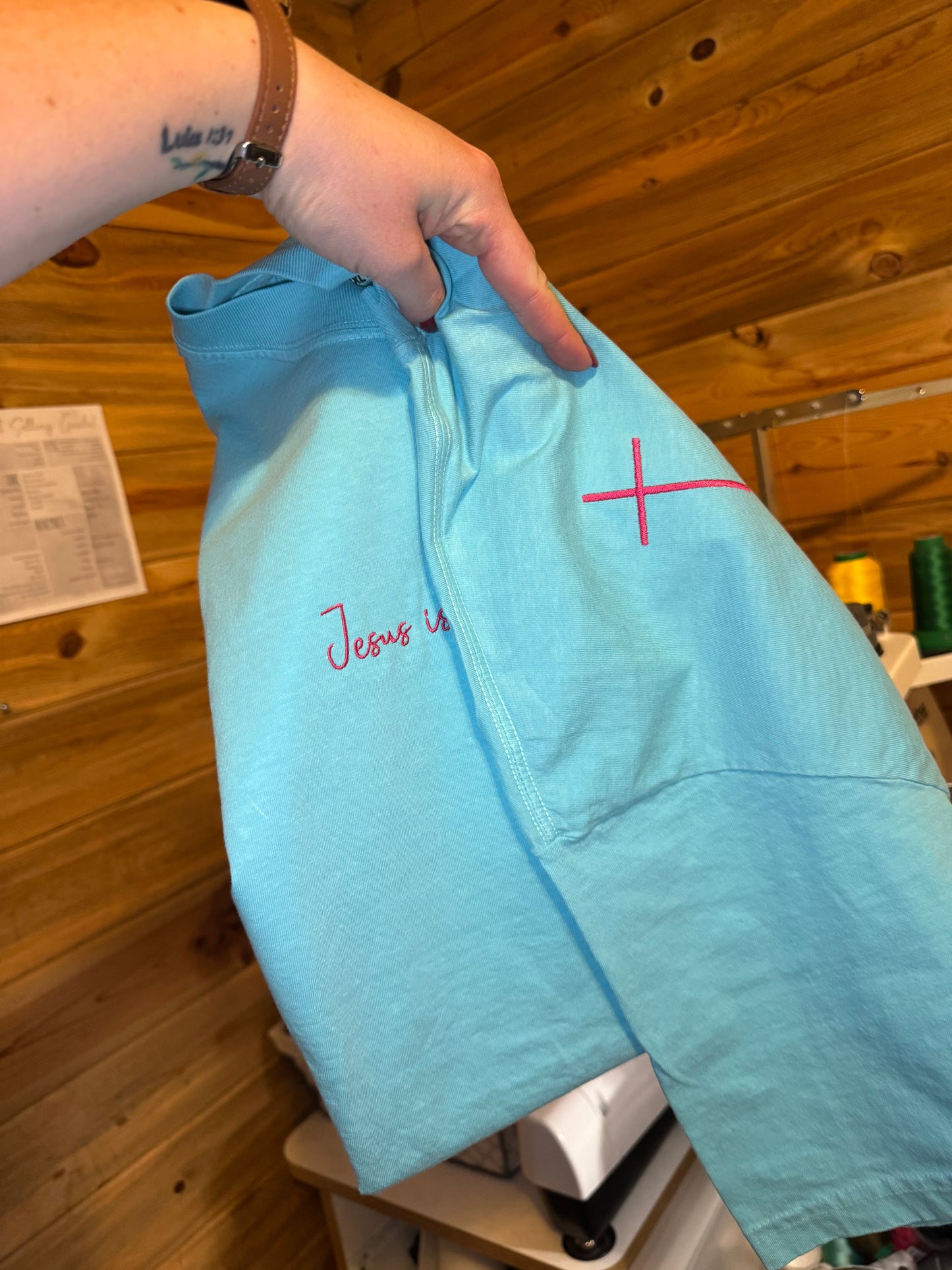 Jesus is For Everyone Embroidered Tee
