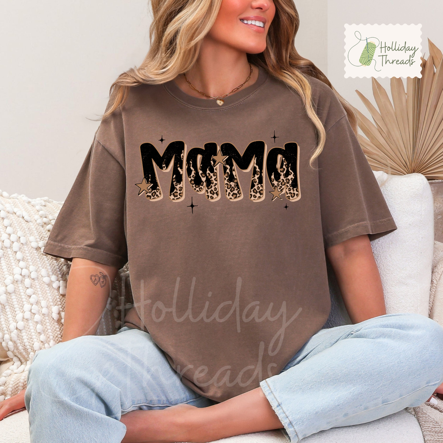 Cheetah Mama Tee