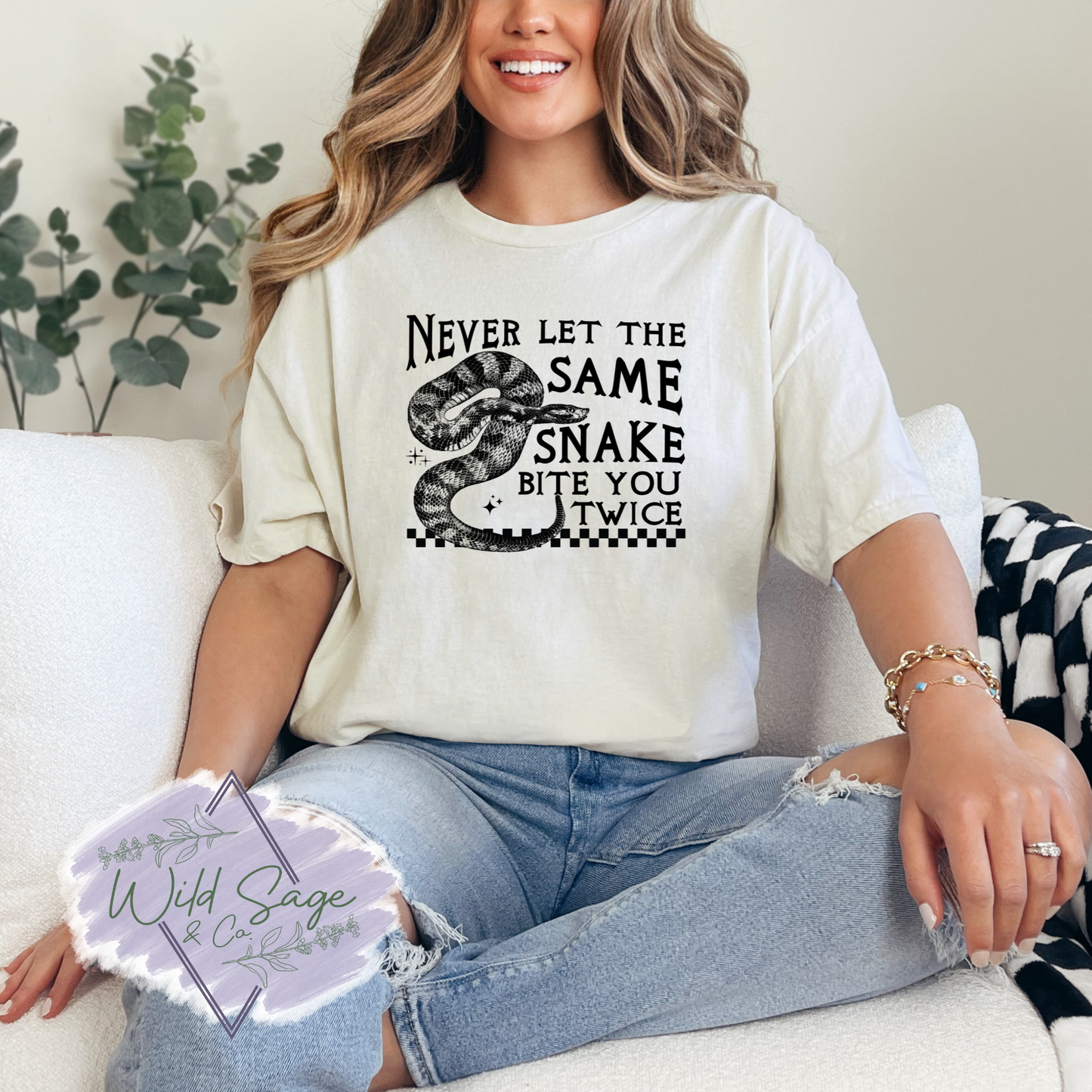 Same Snake Tee | Natural