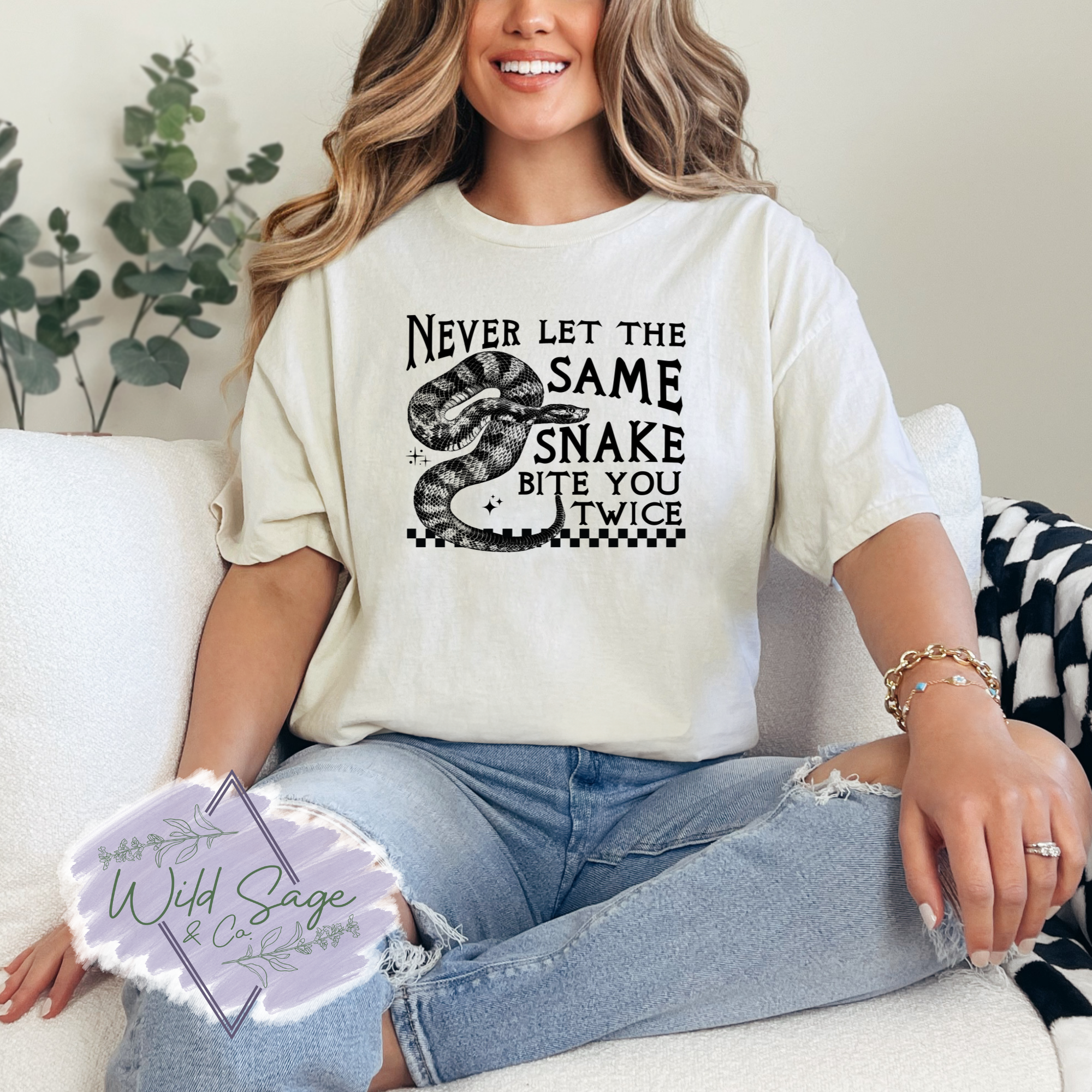 Same Snake Tee | Natural