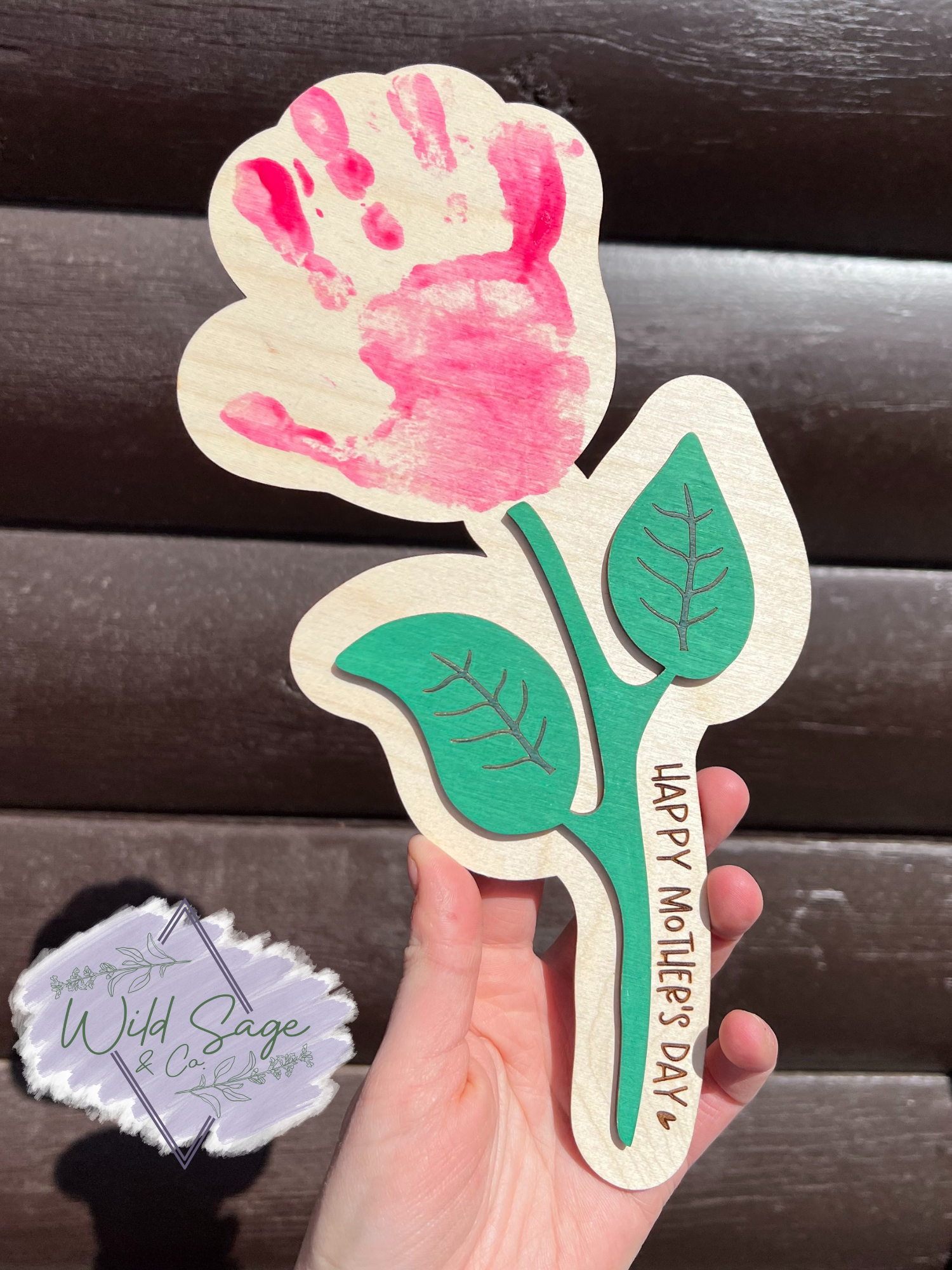 DIY Handprint Flower