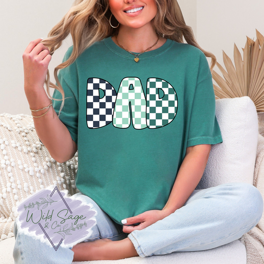 Checkered Dad Tee