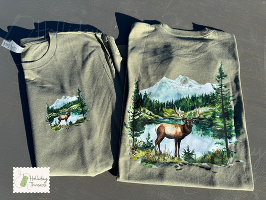 Majestic Elk Tee