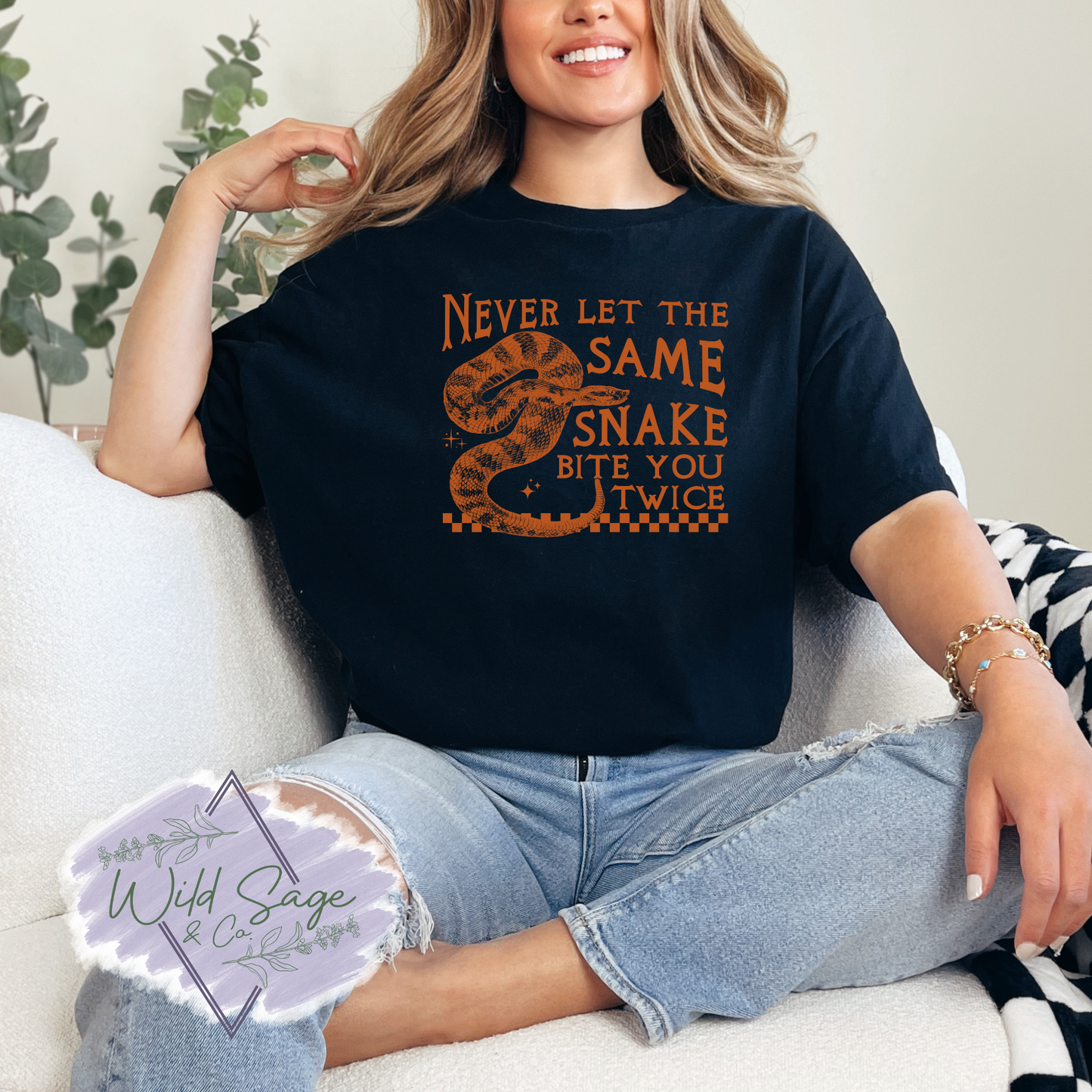 Same Snake Tee | Black