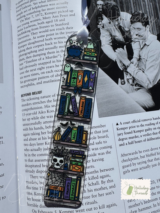 Halloween Acrylic Bookmark