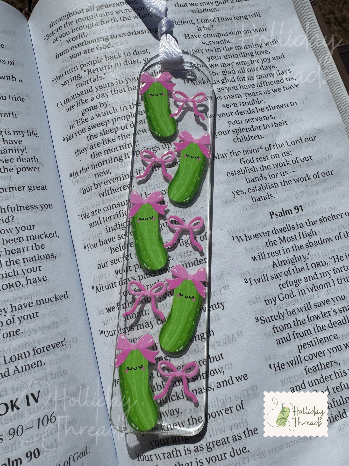 Pickle Cuties Acrylic Bookmark
