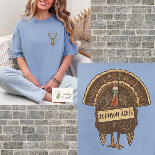Johnson Acres LLC Turkey Shirt