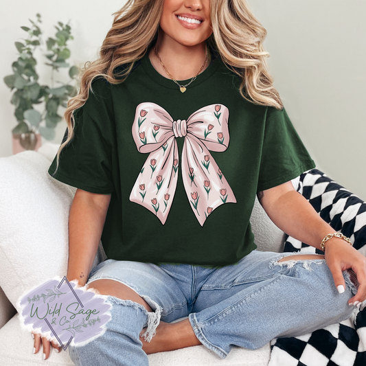 Springtime Bow Tee