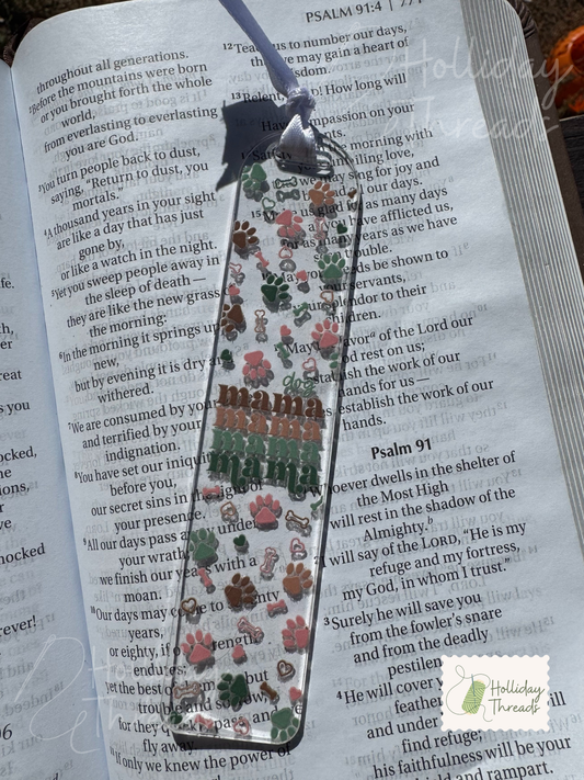 Dog Mama Acrylic Bookmark