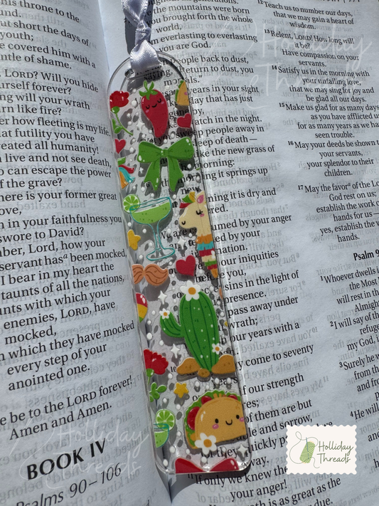 Fiesta Acrylic Bookmark
