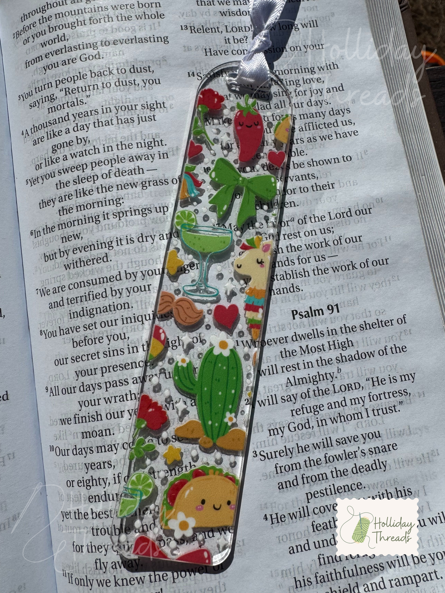 Fiesta Acrylic Bookmark