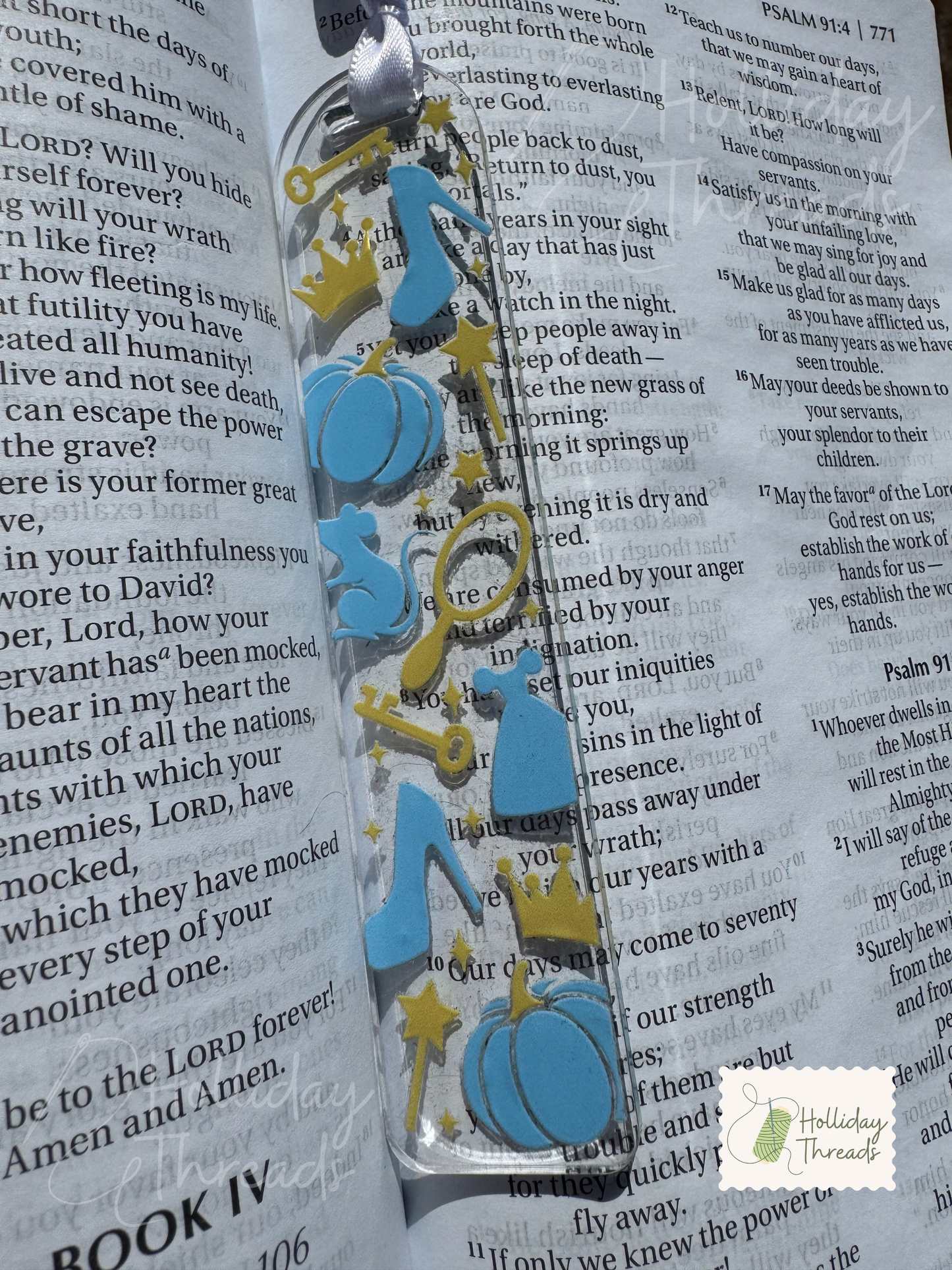 Midnight Strike Acrylic Bookmark