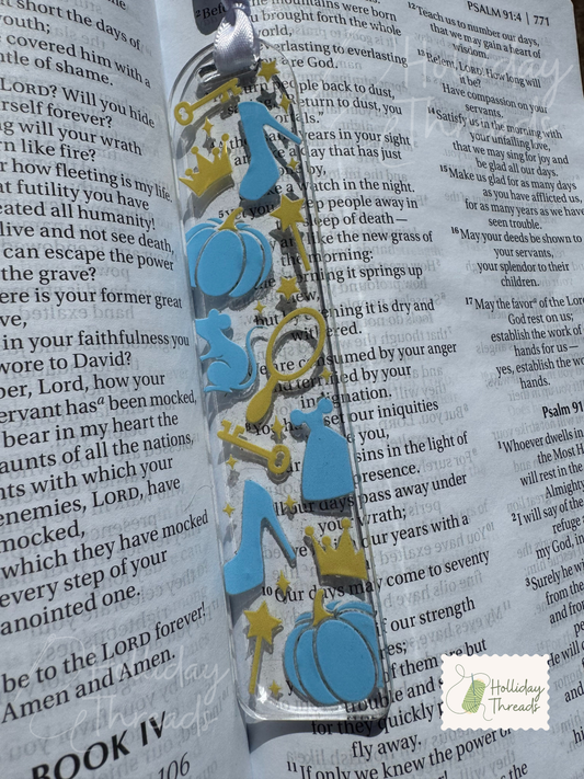 Midnight Strike Acrylic Bookmark