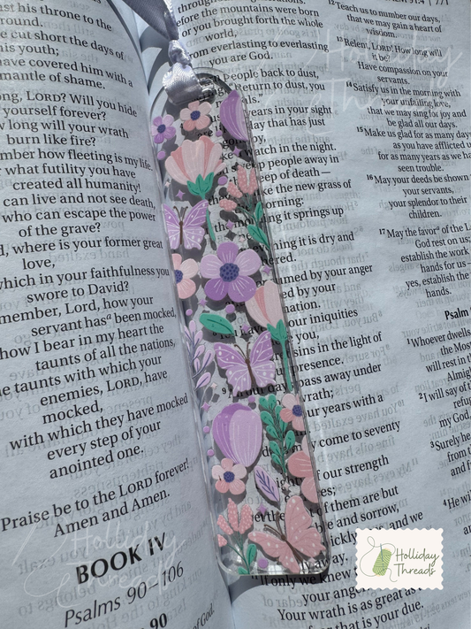 Fairy Garden Acrylic Bookmark