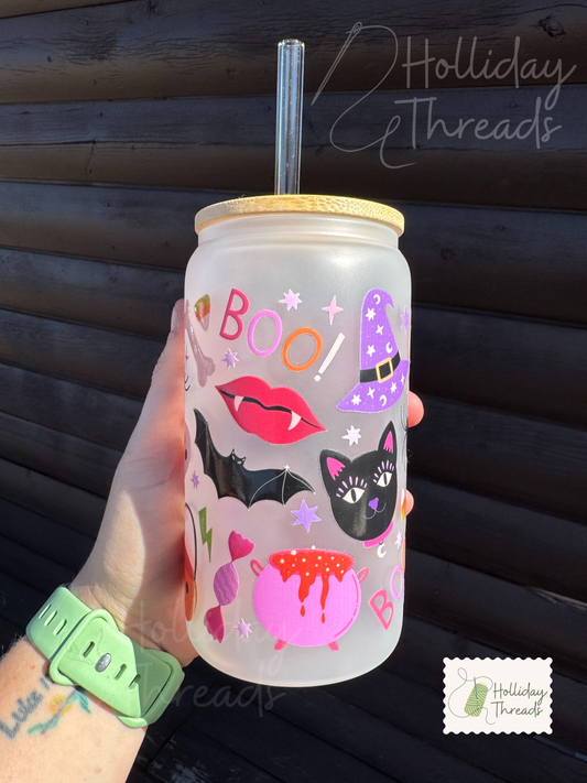 Halloween Collage Frosted Mug