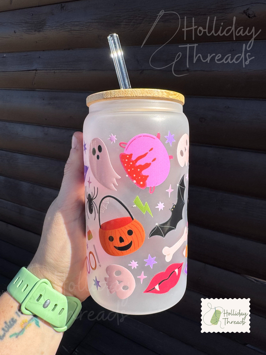 Halloween Collage Frosted Mug