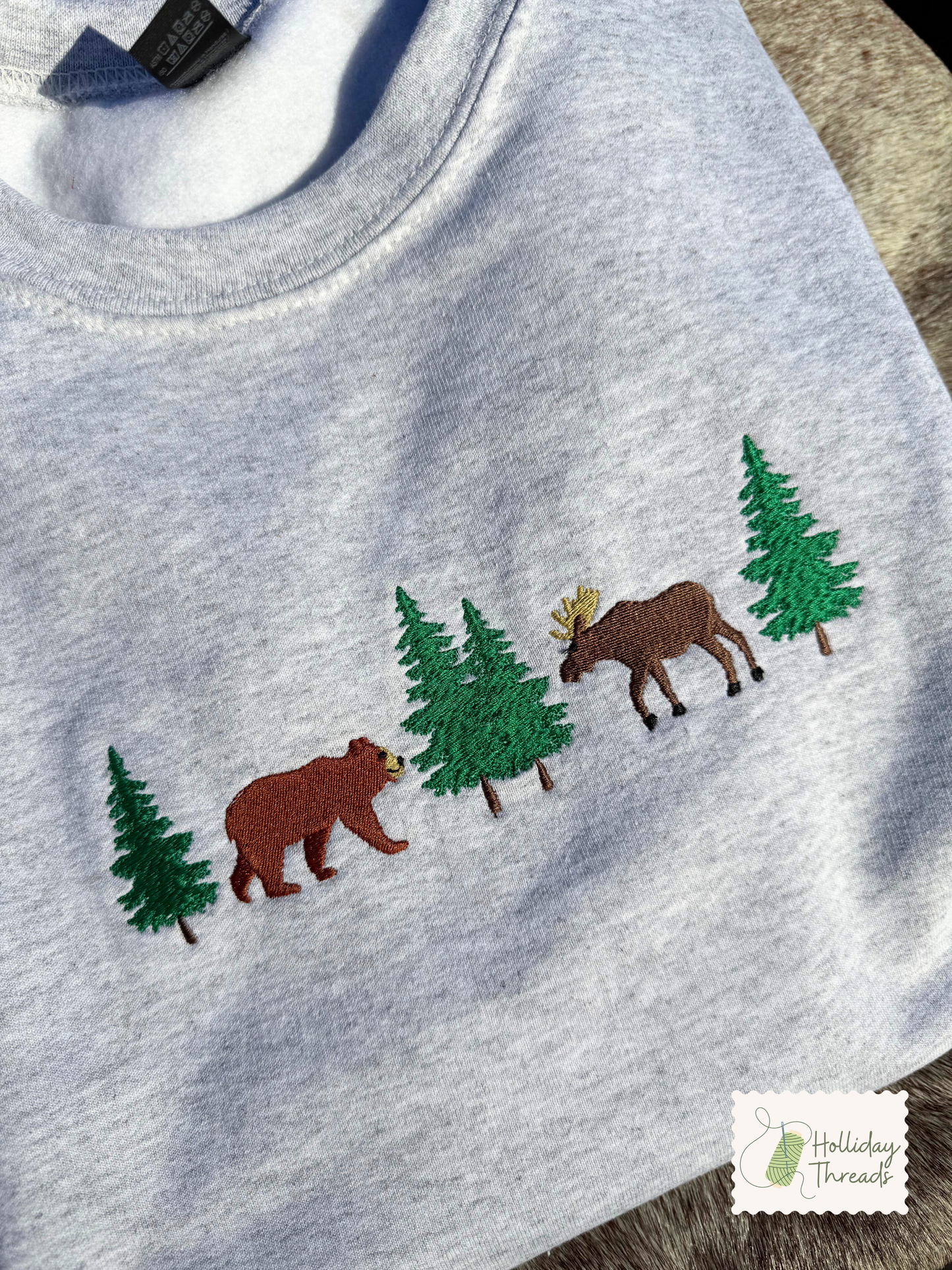 In The Mountains Embroidered Sweatshirt