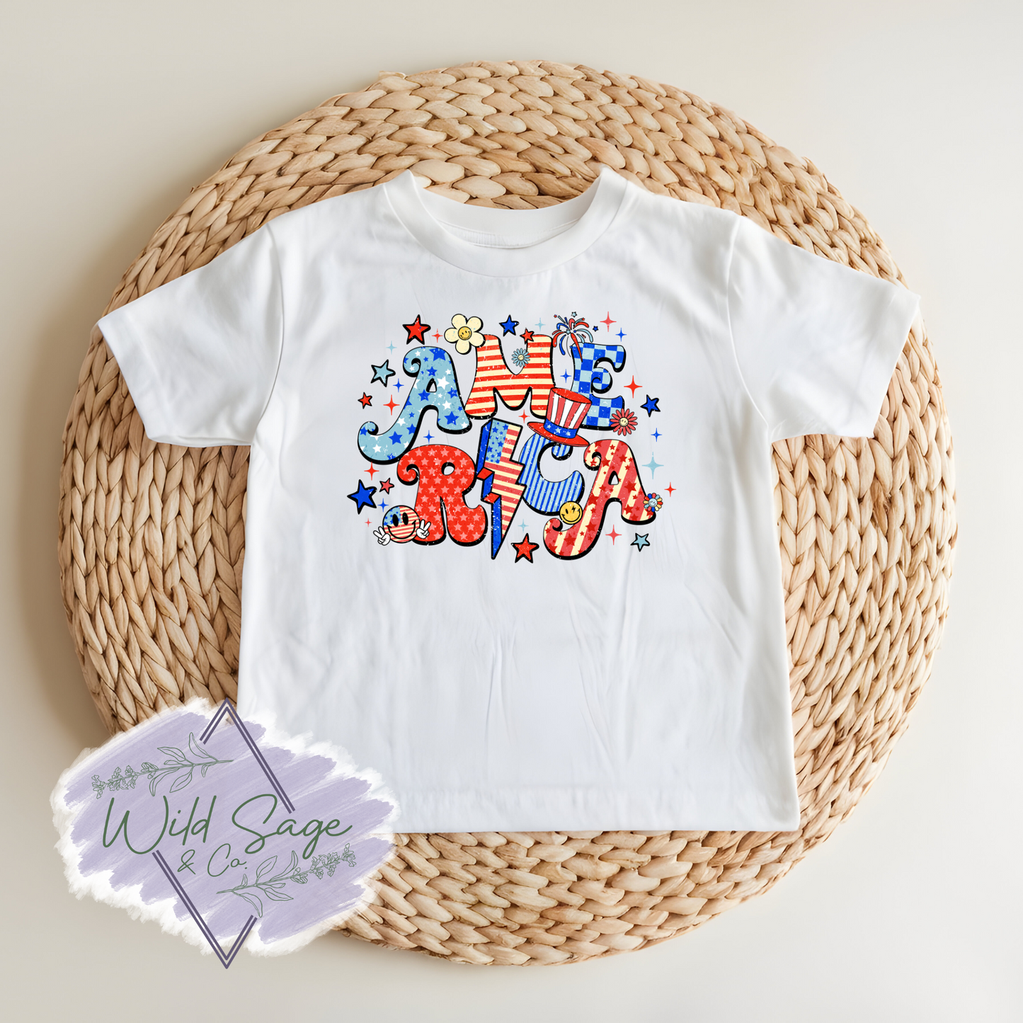 American Collage Tee