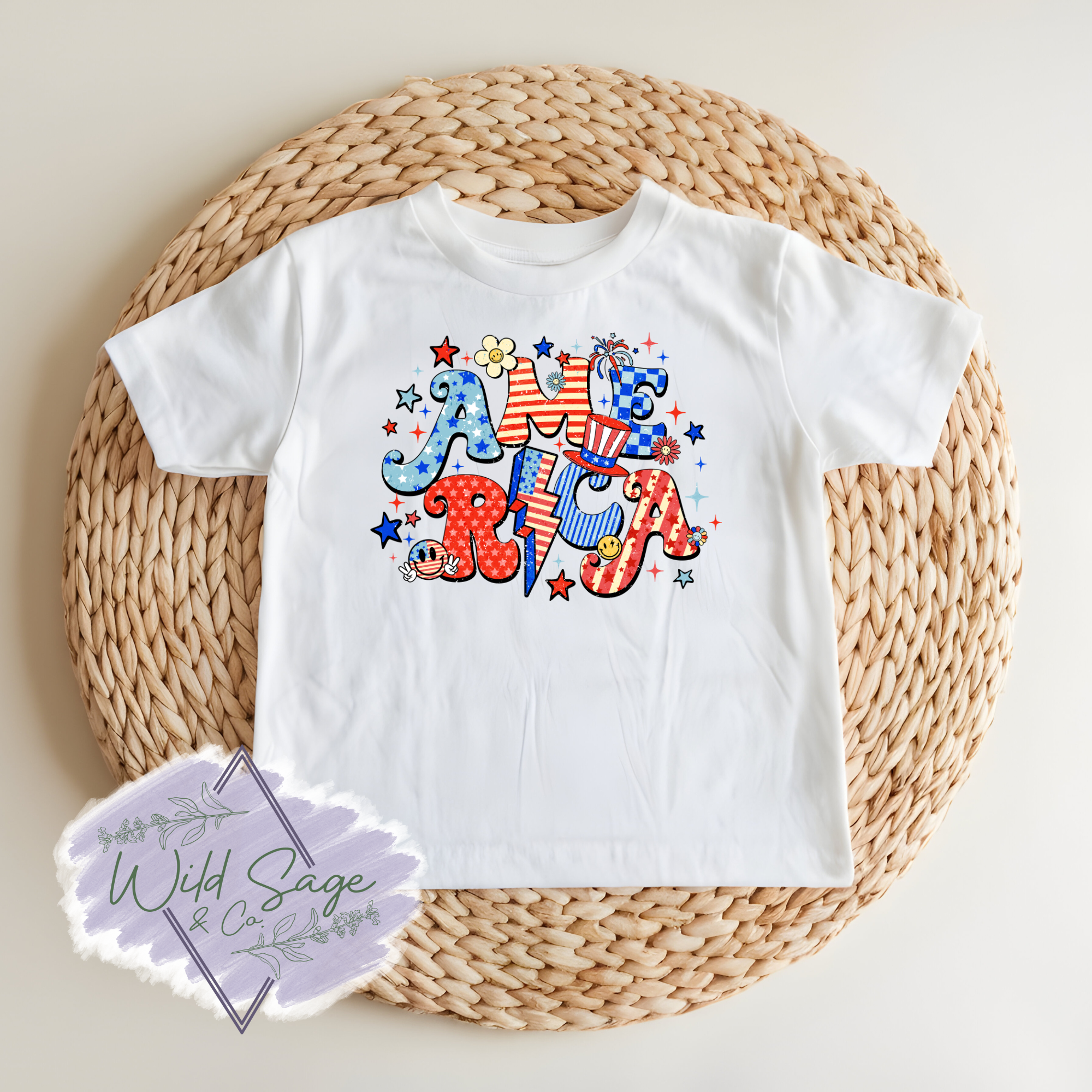 American Collage Tee