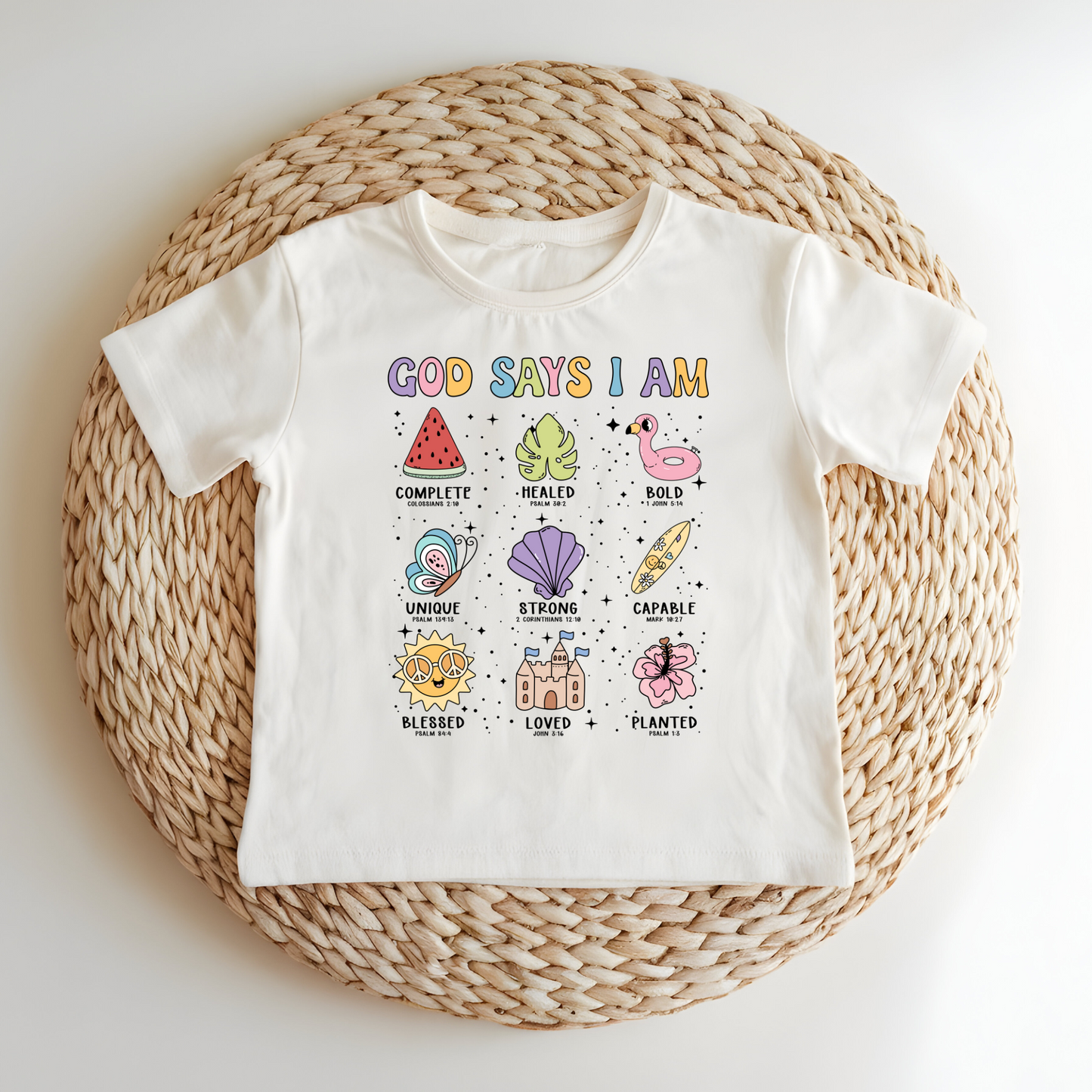 God Says I Am (Summertime) Tee