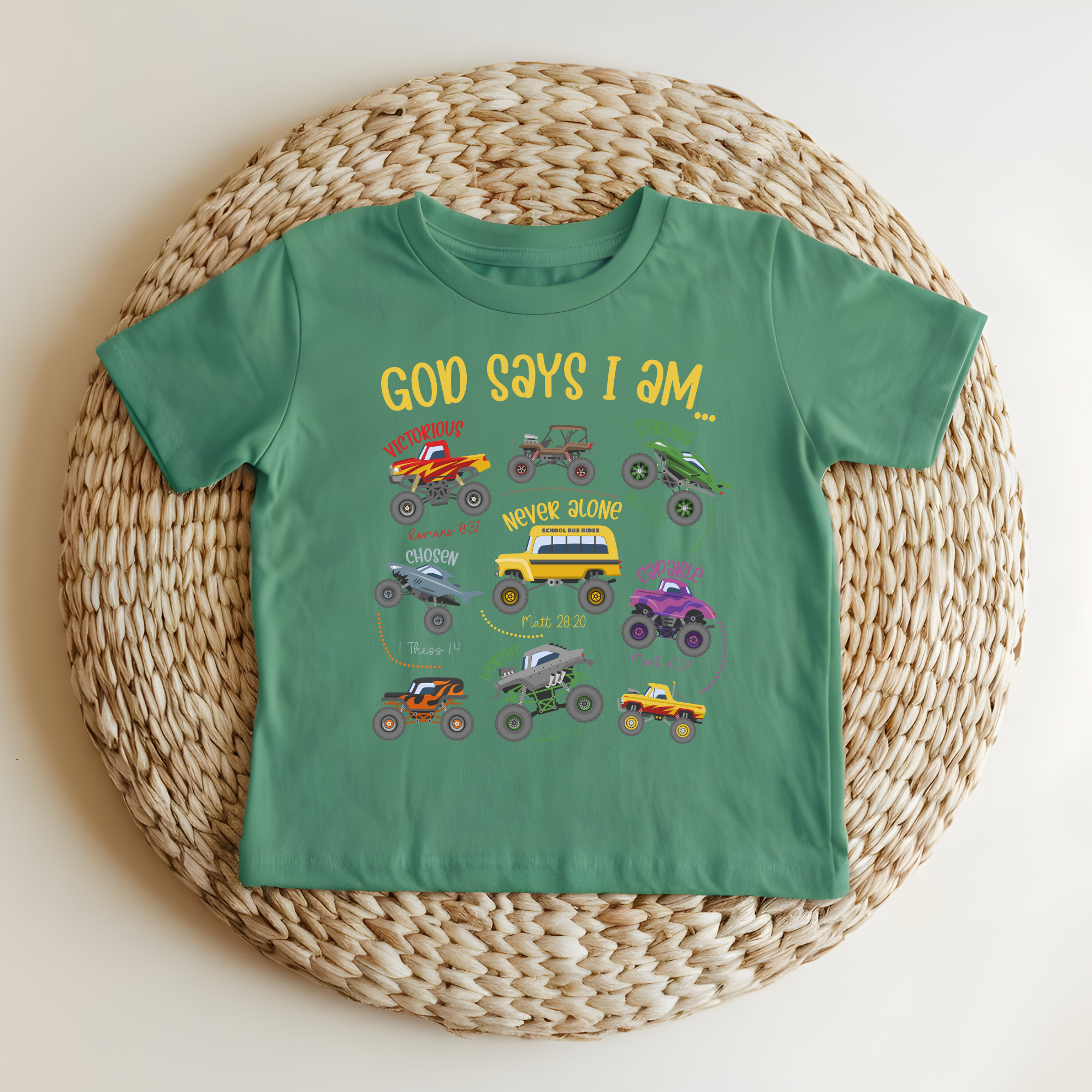 God Says I Am (Monster Truck) Tee