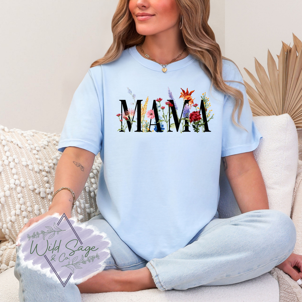 Wildflower Mama Tee