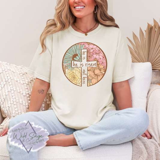 He Is Risen Tee