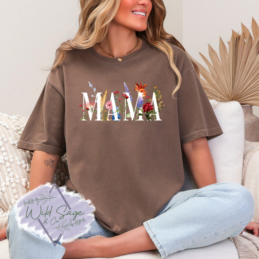 Wildflower Mama Tee