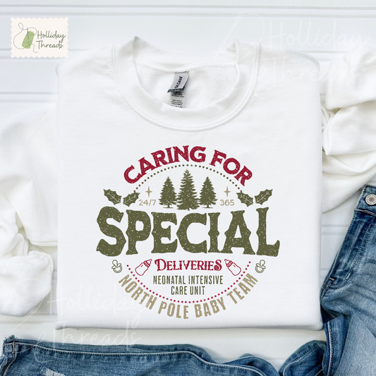 Special Deliveries NICU Sweatshirt (White)
