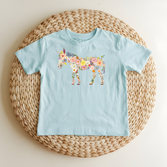 Floral Donkey Tee