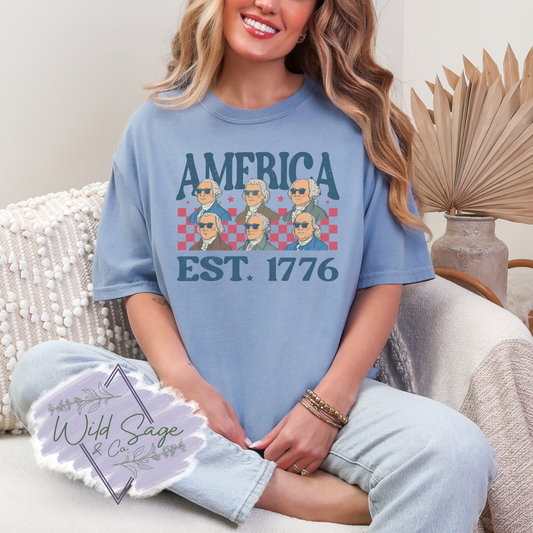 The American Men Tee | Blue