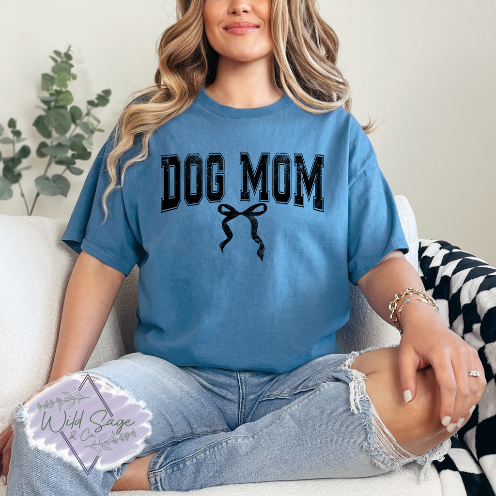 Dog Mom Bow Tee
