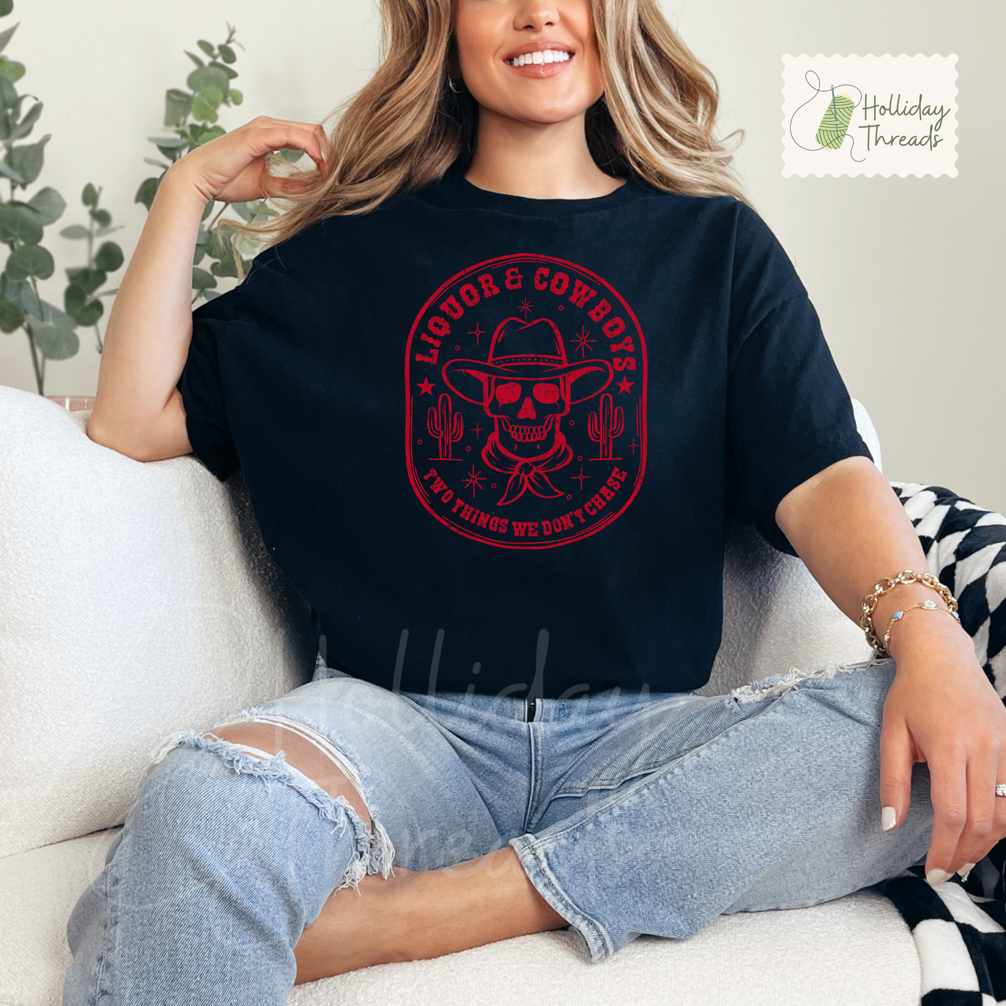 Liquor & Cowboys Tee