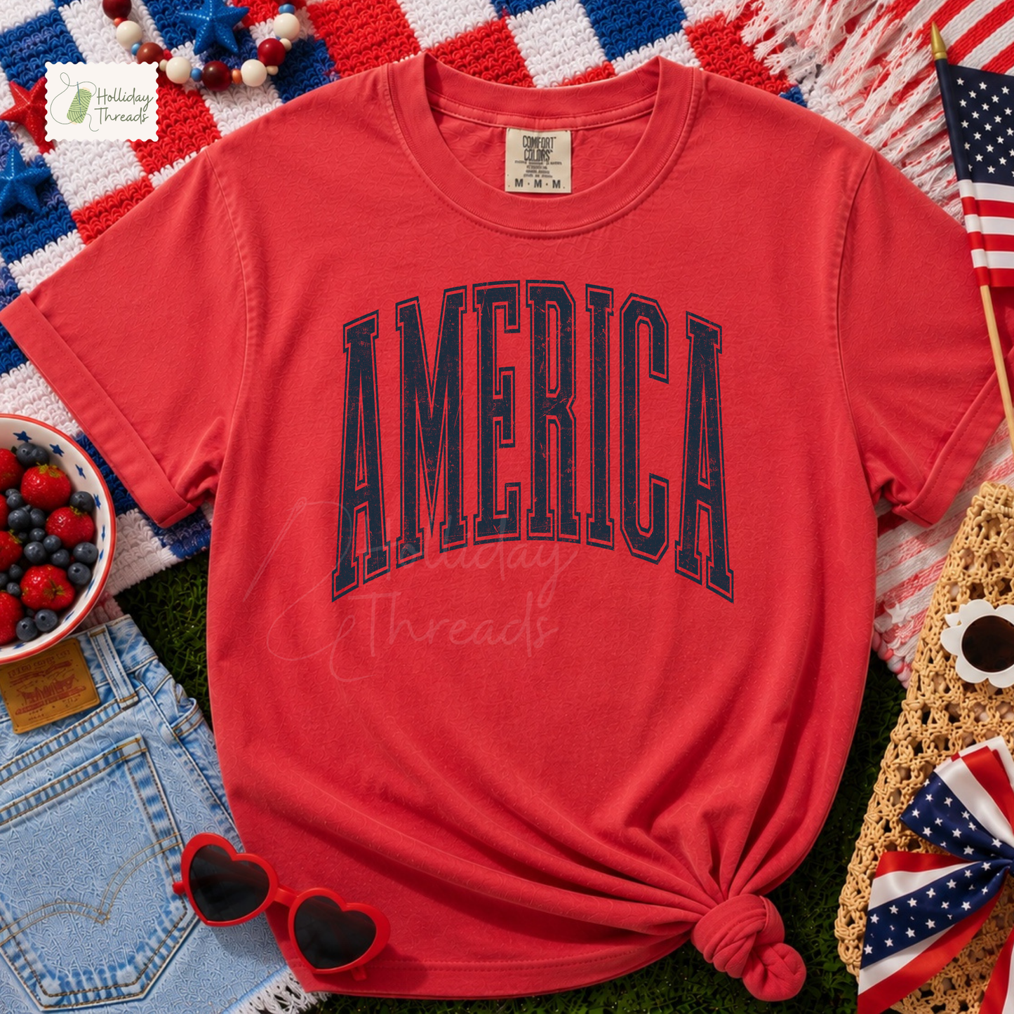 Varsity America Tee