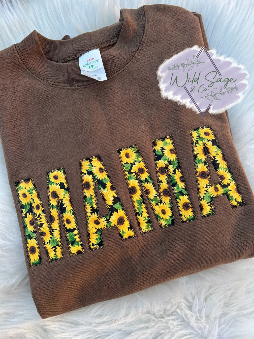 Sunflower Mama Embroidered | CUSTOM