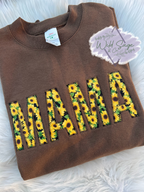 Sunflower Mama Embroidered | CUSTOM