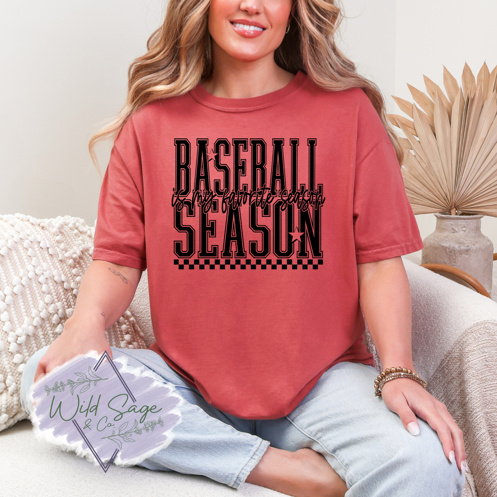 Baseball Season Tee