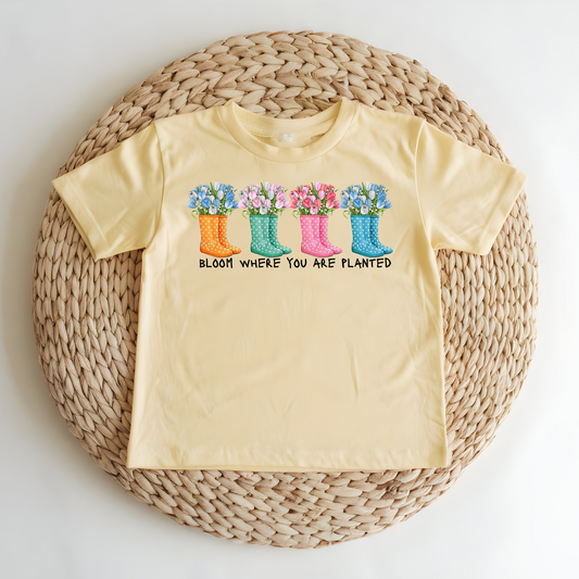 Bloom Where You Are Planted Tee