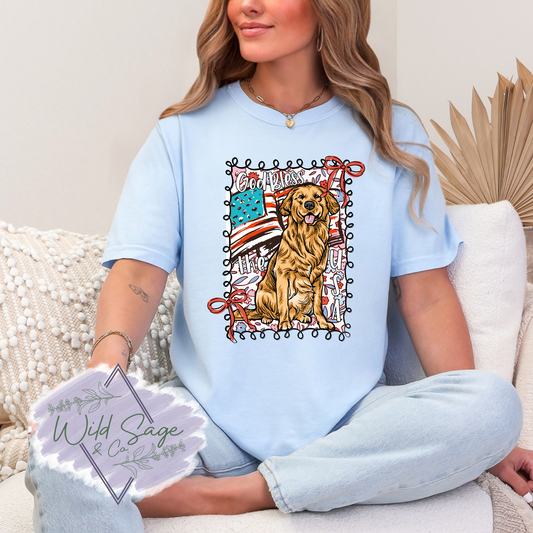 God Bless Dog Tee