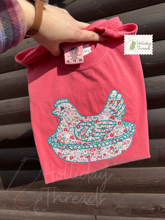Hen On A Nest Tee