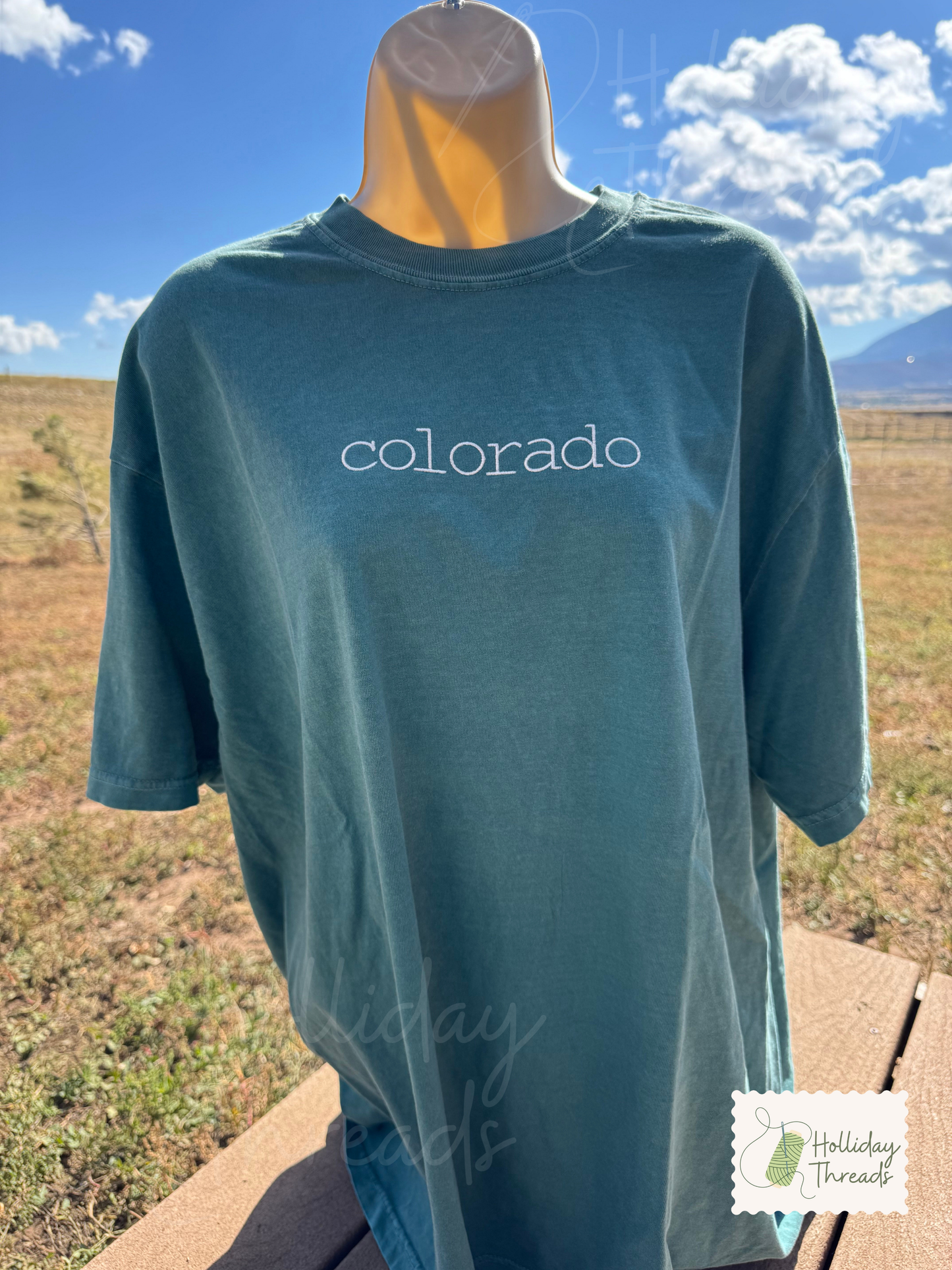 Typed State Embroidered Tee