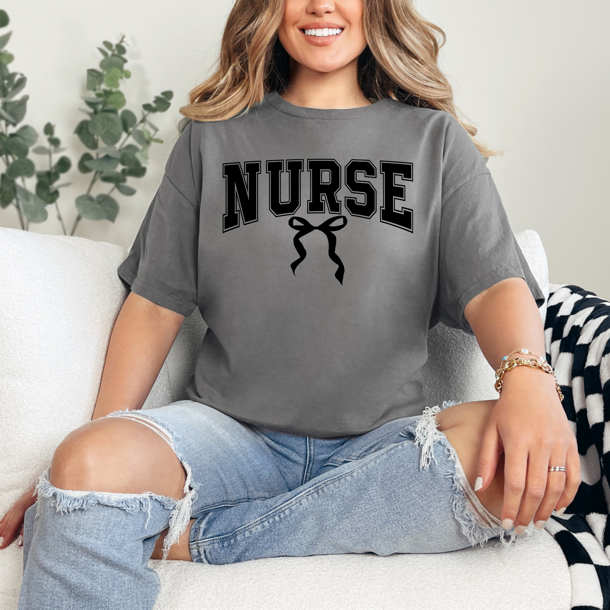 Nurse Bow Tee