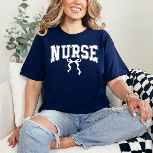 Nurse Bow Tee