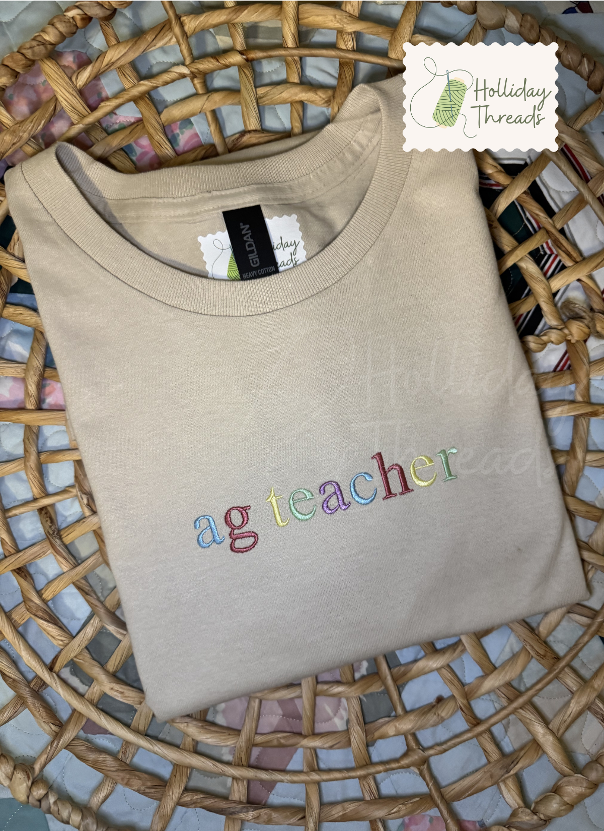 Color Block Word Tee