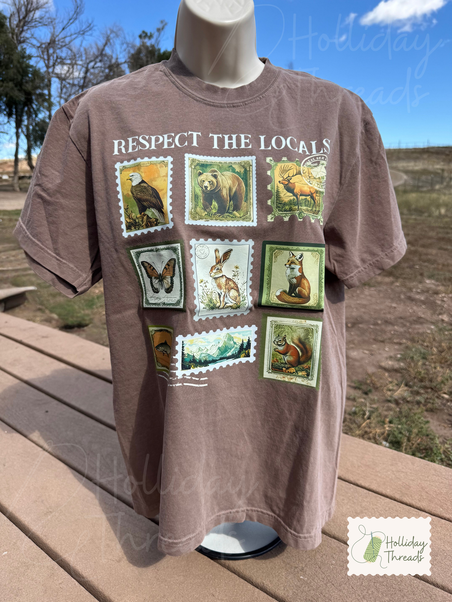 Respect The Locals Stamps Tee