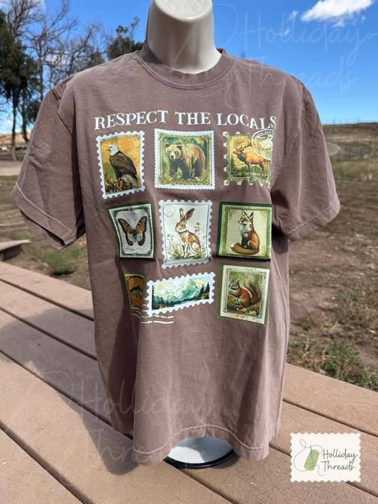 Respect The Locals Stamps Tee